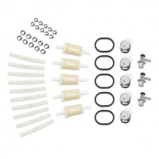Quantum Fuel Systems Fuel Pump Assembly Repair Kit w/ Fuel Pressure Regulators, Filters/Strainers, Tank Seal Gaskets, Flex Hoses & Clamps for the KTM 150 EXC '20-23 & etc Quantum Fuel Systems Fuel Pump Assembly Repair Kit w/ Fuel Pressure Regulators, Filters/Strainers, Tank Seal Gaskets, Flex Hoses & Clamps for the KTM 150 EXC '20-23 & etc